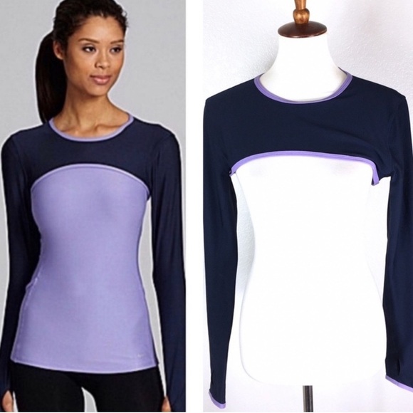 Nike Dri Fit Mesh Long Sleeve Crop Shrug Size Large - Picture 1 of 7